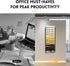 SUPEASY 13-Tier Wall File Organizer, Mesh Office Mail Holder, Hanging Magazine Rack for Office, Assembly Needed, Black.