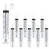 10 Pack 10ml Plastic Syringes with Measurement for Feeding Pets, Liquid Scientific Labs, Watering, Lip-gloss