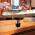 Solid Carbide Single Flute End Mill, 1/4” Shank Upcut CNC Spiral Router Bit for Aluminum, Plastic, Acrylic