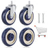 NATGAI 4 Pack Shopping Cart Replacement Casters Kit, Shopping Cart Wheels 5"