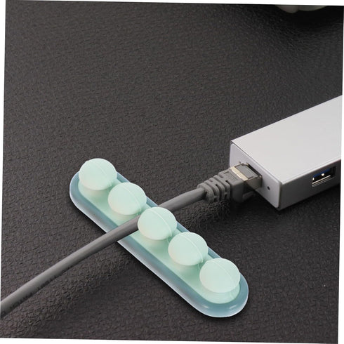 2pcs DOITOOL Wire Manager Wire Clips The Wire Bedside Table Nightstand Home Cord Holder Cable Office Charge
