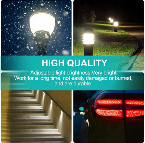 4W 12V T5 Light Bulbs - 20 Pack for Landscape Light Bulbs, Wedge Base Low Voltage Garden Light Bulbs