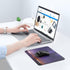 TECKNET Gaming Mouse Pad, 270 x 210 x 3 mm, Non-Slip Rubber Base, Waterproof Surface, Dark Purple Galaxy
