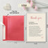 Qiavor Heartfelt Thank You Card for Friend Family Coworker, Poem Appreciation Card for Teacher Doctor Nurse