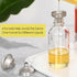 15 Pack, 4 oz 4 120ml Small Clear Glass Bottles with Lids & Stainless Steel Funnels - Boston Sample Bottle for Potion