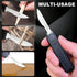 10PCS #23 Caressolove Auto Retractable Utility Knife, Safety Black Automatic Box Cutter, Scalpel Pocket Knife, Push
