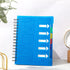 CAGIE 5x7 Spiral Notebook, College Ruled, 5 Subject with Dividers, A5 Journal for Work, 240 Pages, Blue