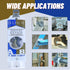 Metal Bonding Repair Paste, Super Glue Gel Paste (A+B), High Heat Resistant Adhesive for Cast Iron, Radiator Cold Weld