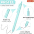 Shuttle Art 15 Pack Ballpoint Pens - Pastel Retractable Black Ink Pens, Cute 1.0mm Medium Point for Writing, Journaling
