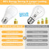 Dimmable A15 Bulb 75 A15 2700K Bulb 75 8.5W, 800LM, E26 8 Pack MorningLight LED Light Watt Equivalent, Warm White LED