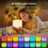 7-inch 16 IP65 Dimming LOFTEK LED Cube Lights, Rechargeable RGB Colors Tesseract Cube, Cordless with Remote Control