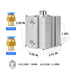 TAILONZ PNEUMATIC 50mm Bore 25mm Stroke Pneumatic Small Thin Cylinder Aluminum Pneumatic Air Cylinder SDA50-25