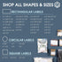 Spartan Industrial Printable Labels - 4" x 2.5" White Labels, 500 Sheets, 4000 Total for Shipping & Product Labeling