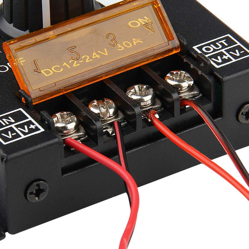 Dimmer, DC12V-24V 30A Dimming Dimmer Dimmer) 2 SUPERNIGHT LED Light Strip PWM Controller for Knob Adjust Brightness