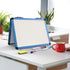 Dry Erase Board, 17x13 inch Magnetic Whiteboard, A3 Foldable Small with Lines, Perfect for Office, School, Home