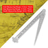 Taper Gap Gauge, TOPINCN Stainless Steel Depth Ruler Hole Inspection Tool for Dimensional Measurement