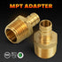 FQNB1010-OM 1 Inch x 1 Inch No Lead Adapters, Brass Construction Compatible w/PEX Piping, Easy to Install, 1 x 1
