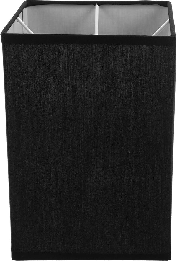 Alipis Square Lamp Shades, E27 Fabric Lamp Covers Natural Linen Bedside Light