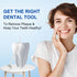 EZGO 100pcs Dental Mouth Oral Teeth Mirrors with Shiny Handle and Free Protective Packing, Every Mirror Individually