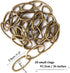 OOTSR 36 inches Metal Ceiling Hook, Heavy Duty Ceiling Hook and Chain Extension for Hanging