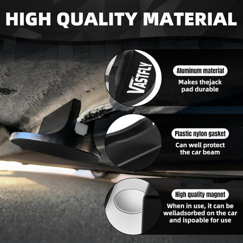 Pinch Weld Jack Pad, Universal Magnetic Jacking Puck for Frame Rail, Car SUV Truck Pickup Sedan MPV Wagon Oil Change