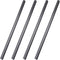 Tenare 4 Pieces Hanging File Rails, PVC Black, 15.8 Inch Long, 1/2 Inch Drawer Sides, Organized File System