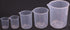 Shapenty Clear Plastic Graduated Measuring Beaker Set - 5 Sizes (50ml, 100ml, 250ml, 500ml, 1000ml), 5PCS