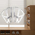 4Pcs 2 Coshar Layers Shoes Drawer Hinges Stainless Steel Fan Shape Shoe Cabinet Rack Flip Frame Replacement Fittings