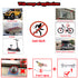 VOSANTU 1/4-20 304 20TPI Safety,(4 1 Stainless Steel Anti-Theft Locking Nuts Security Hardware Kit for Mountain Bike