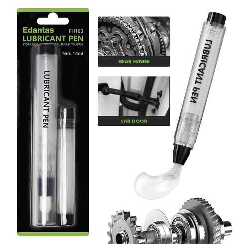 Edantas Portable Silicone Lubricant Pen with Pin-Point Precision, Waterproof Multi-Purpose Silicone Grease for