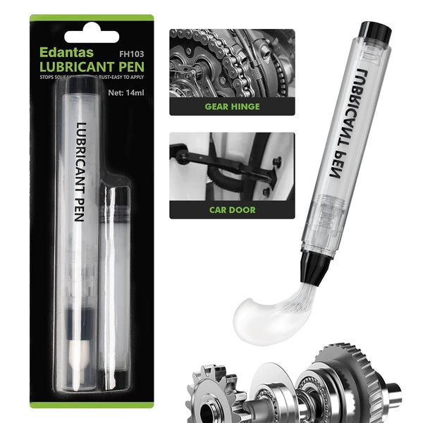 Edantas Portable Silicone Lubricant Pen with Pin-Point Precision, Waterproof Multi-Purpose Silicone Grease for