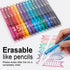 Vanstek 15 Colors Retractable Erasable Gel Pens Clicker, Fine Point(0.7), Make Mistakes Disappear, Premium Comfort Grip for Drawing Writing Planner and School Supplies by Vanstek