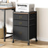 File Cabinet with 4 Drawers, Mobile Rolling Printer Stand, Fits A4 or Letter Size, Fabric Vertical File Cabinet with