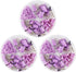 Purple Paper Clips and Binder Clips Set, 216 pcs, Cute Metal Assorted Sized Binders with Push Pins