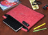 Notary Bag with Lock, Heavy Duty 13.6 x 10 Inches Ruby Red Supply Bag for Notary Journal, Stamp, Ink Pad, and Valuables