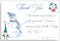 Generic Mail Carrier Holiday Thank You Postcards Gnome Snowman Scene 50 pcs 4x6