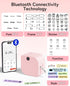Phomemo P12 Label Maker Machine with Tape, Ribbon Printer Machine Small Bluetooth Label Makers with Multiple Templates