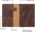 Leather Journal Cover - Compatible with 3.5" x 5.5" Pocket Size Notebook, Brown with Pen Loop