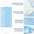 100 Pack 3 Medical Disposable Face Masks for Protection, Layers Safety Face Masks For Adults Daily Use