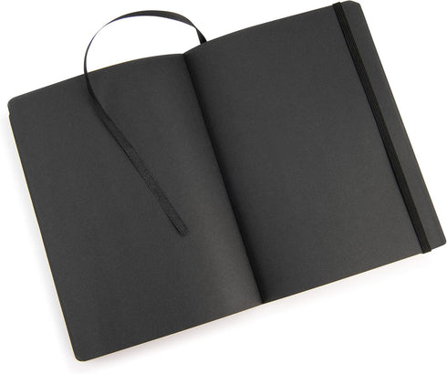 Pentalic Traveler Midnight Sketch Journal, Black Paper, 160 Pages, 6" x 8"