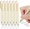 Gel Pens for Note Taking, 12PCS RIANCY Black Ink Fine Point Pen, Quick Dry Ink 0.5mm