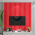 YENHOME Red Bulletin Board Borders, Straight Edge Decorations for Back to School Trim Peel and Stick Wallpaper 3"X590"