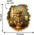 5.1inch 2 Pack. 3D (#1) GRITKULTURE Removable Mouse Sitting on Toilet in Mouse Hole Decal Sticker Mouse Hole in The