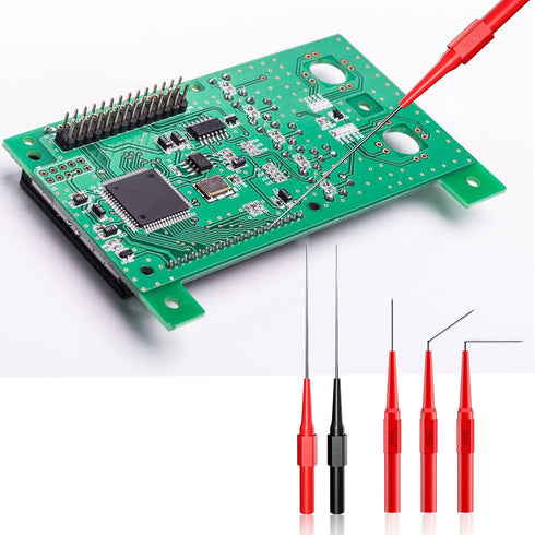 Goupchn Back Probe Kit with Banana Plug to Copper Alligator Clip, Automotive Test Leads Set for Car Repairing