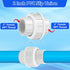 2 inch PVC Coupling Pipe Fitting - 2 inch Female Thread PVC Union Coupling, 2PCS for Swimming Pools and Outdoor Plumbing