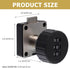 3-Digit Levemolo Combination Cabinet Lock Password File Drawer Lock for Home Office Security Black Round Face for Desk