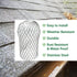 8 Pack Gutter Guards, Expand Aluminum Gutter Strainer Filter, Downspout Protectors, Stops Blockage Leaves Debris