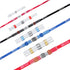 Self-Solder Seal Wire Connectors Kit, Mixed Heat Shrink Tube Kit, Waterproof Electrical Wire Terminal Butt for Car Boat