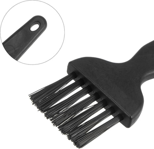uxcell 4 Pcs Anti Static ESD Brush, Plastic Handle Nylon Lab Cleaning Brushes for Electronics Keyboard PCB Repair