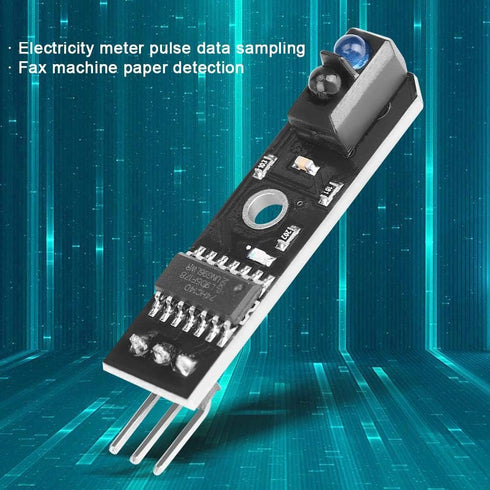 3 Pcs Infrared Tracking Sensor Module - 1-Channel Infrared Reflection Tracking Sensor for Smart Car